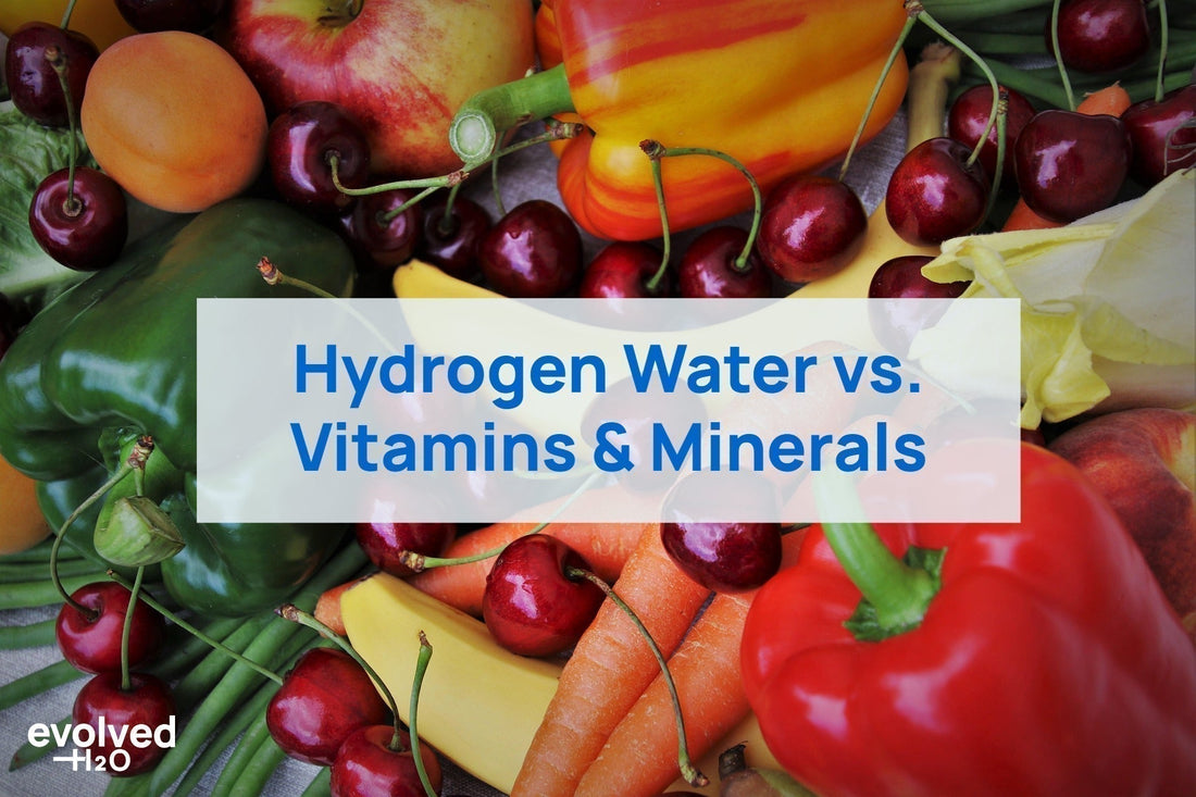 hydrogen water vs vitamins and minerals