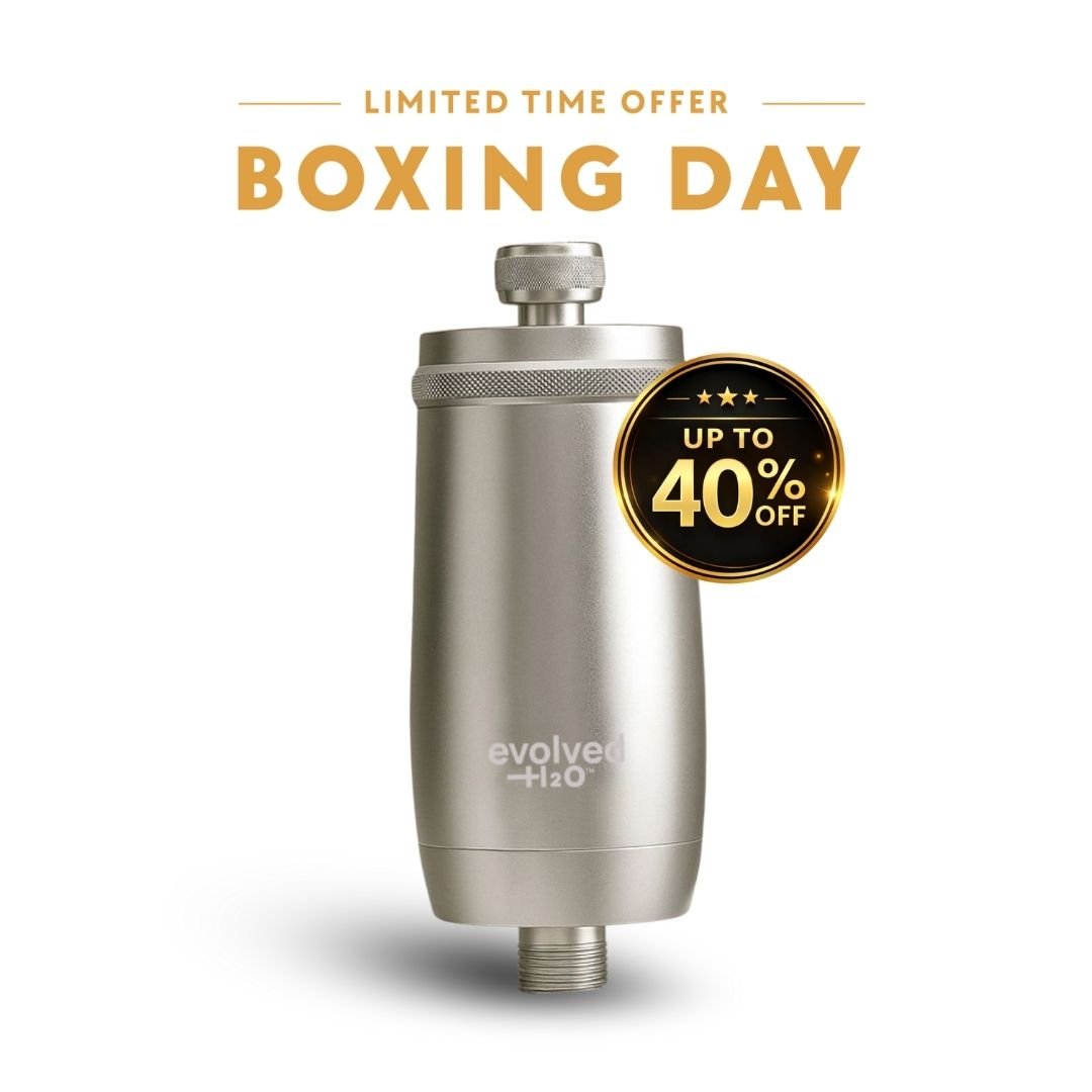 Evolved H2O™ Advanced Shower filter Boxing Day Sale