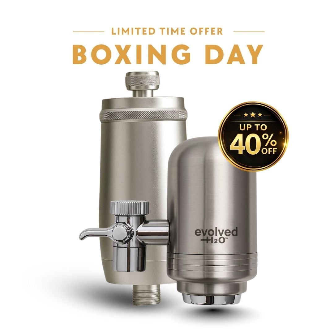 Evolved H2O Tap & Shower Filter Bundle Boxing Day Sale