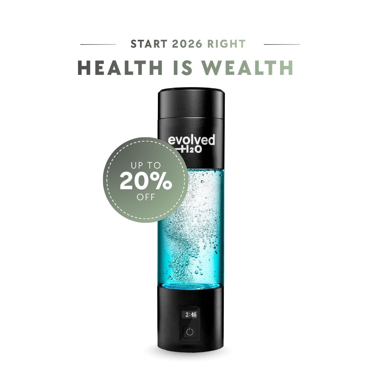 Evolved H2O™ Advanced Hydrogen: Pro Bottle