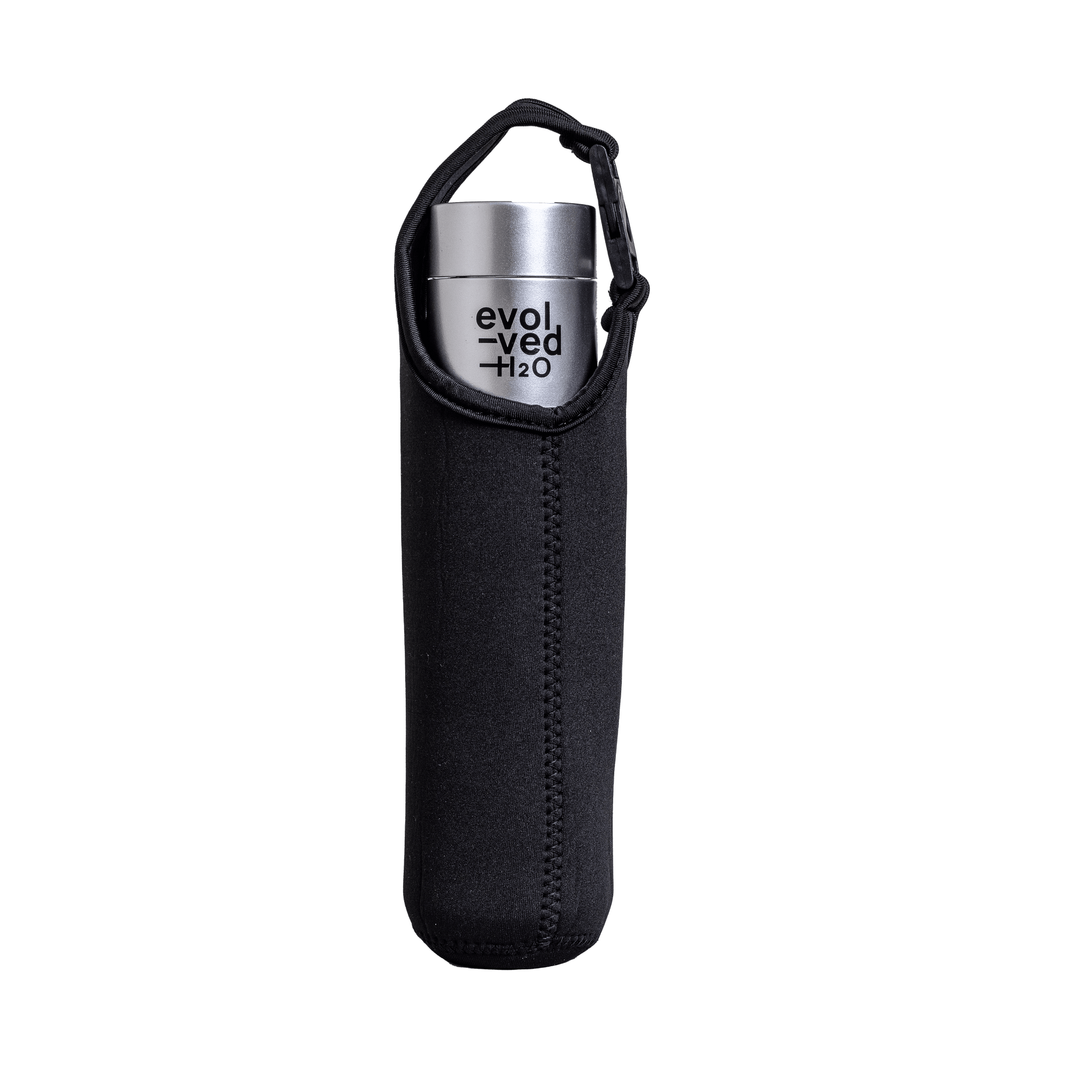 Evolved H2O Hydrogen Water Bottle Cover Black Protective Hydrogen Water Bottle Cover