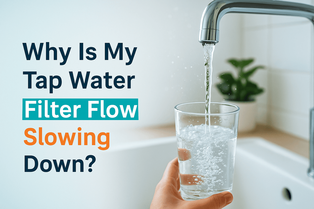 Blog cover image for an article about Why Is My Tap Water Filter Flow Slowing Down?.