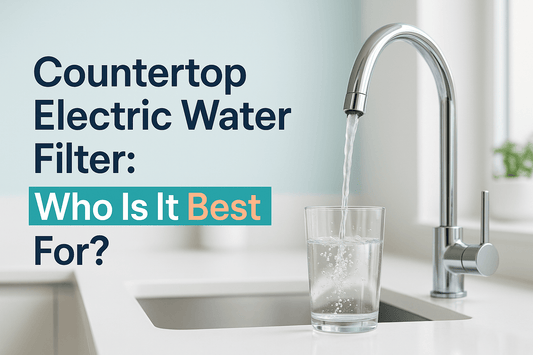Blog cover image for an article about Countertop Electric Water Filter: Who Is It Best For?.