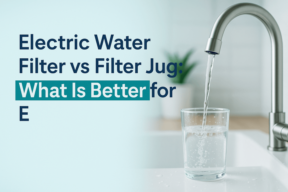 Blog cover image for an article about Electric Water Filter vs Filter Jug: What Is Better for Everyday Use?.