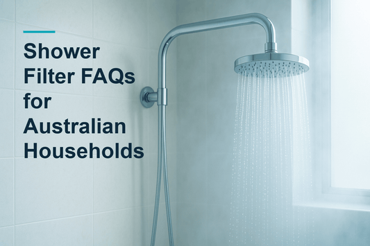 Blog cover image for an article about Shower Filter FAQs for Australian Households.