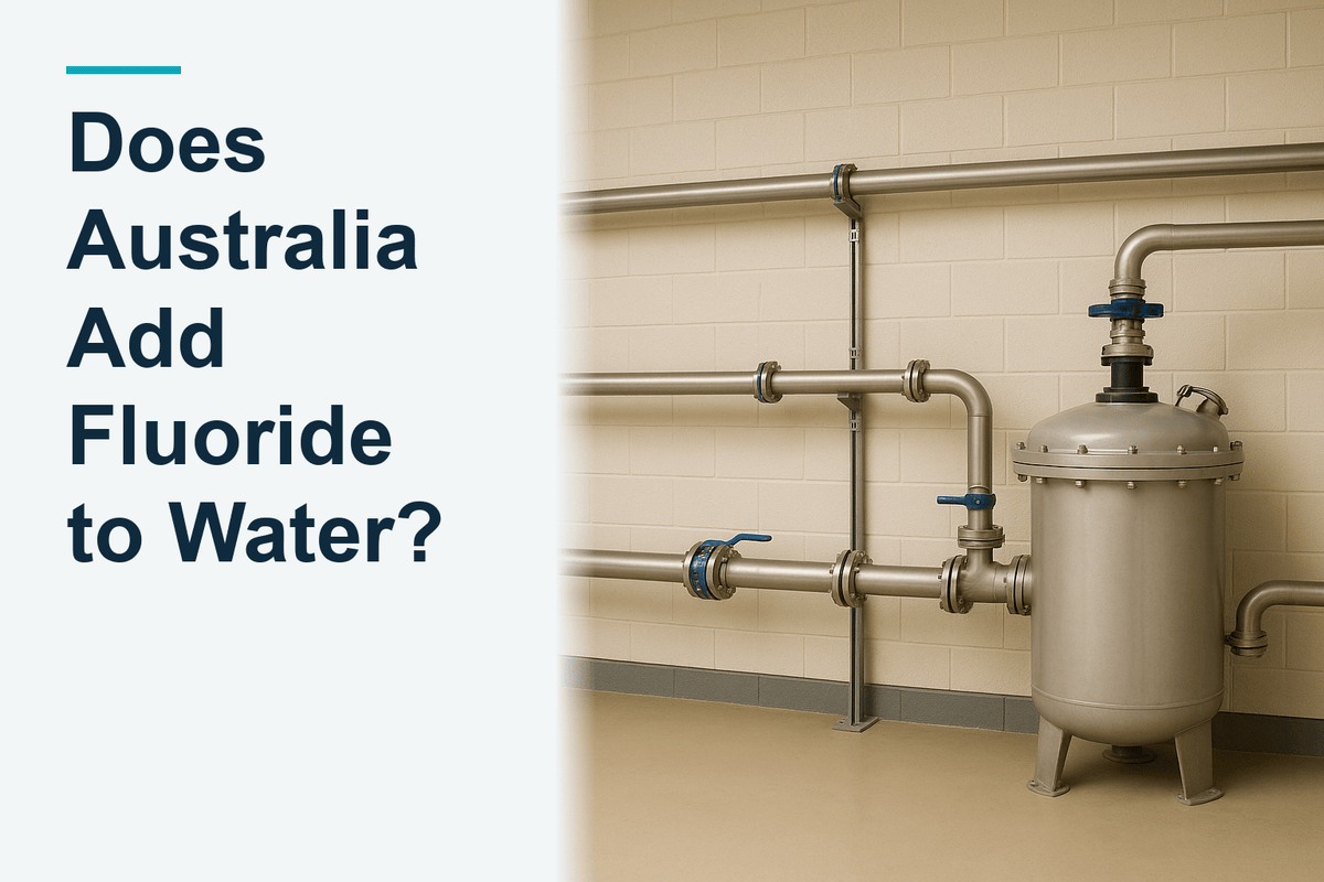 Chemical dosing pipework inside a water treatment plant, a treatment chemical being dosed into the water supply, australian water treatment plant, indoors