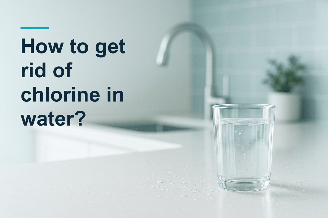 Blog cover image for an article about How to get rid of chlorine in water?.