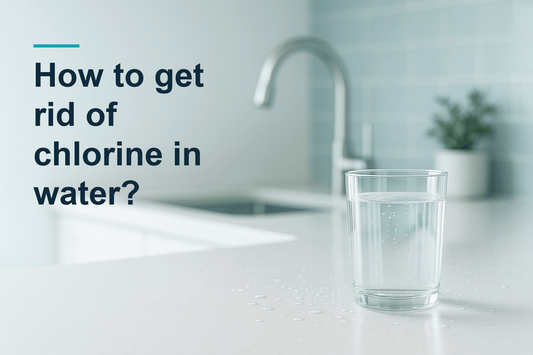 Blog cover image for an article about How to get rid of chlorine in water?.