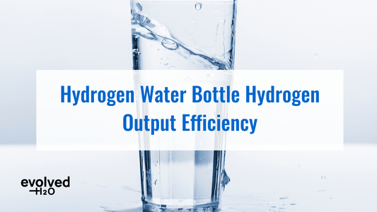 Hydrogen Water Bottle Hydrogen Output Efficiency