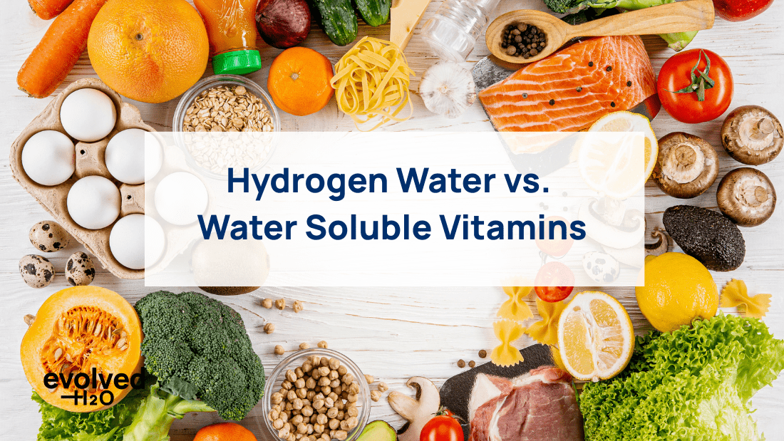 Hydrogen Water vs. Water-Soluble Vitamins