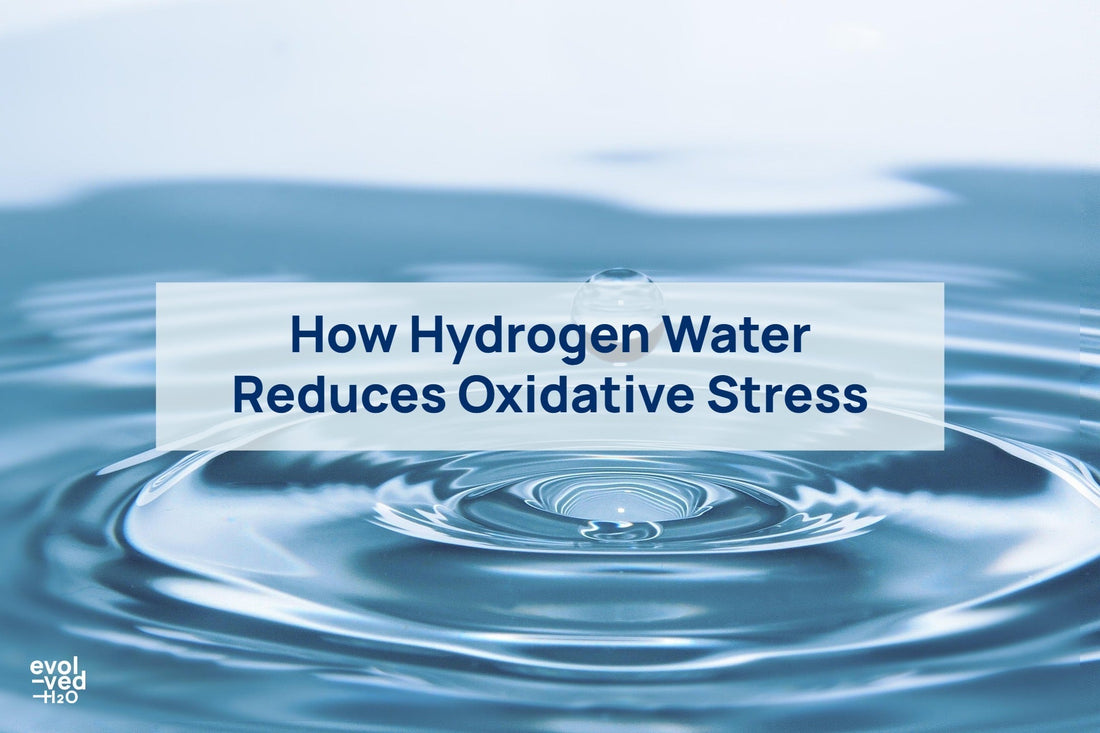 how hydrogen water reduces oxidative stress