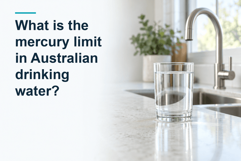What is the mercury limit in Australian drinking water?