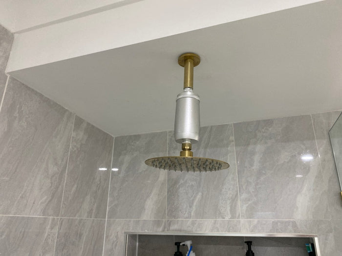 Customer photo of the shower filter