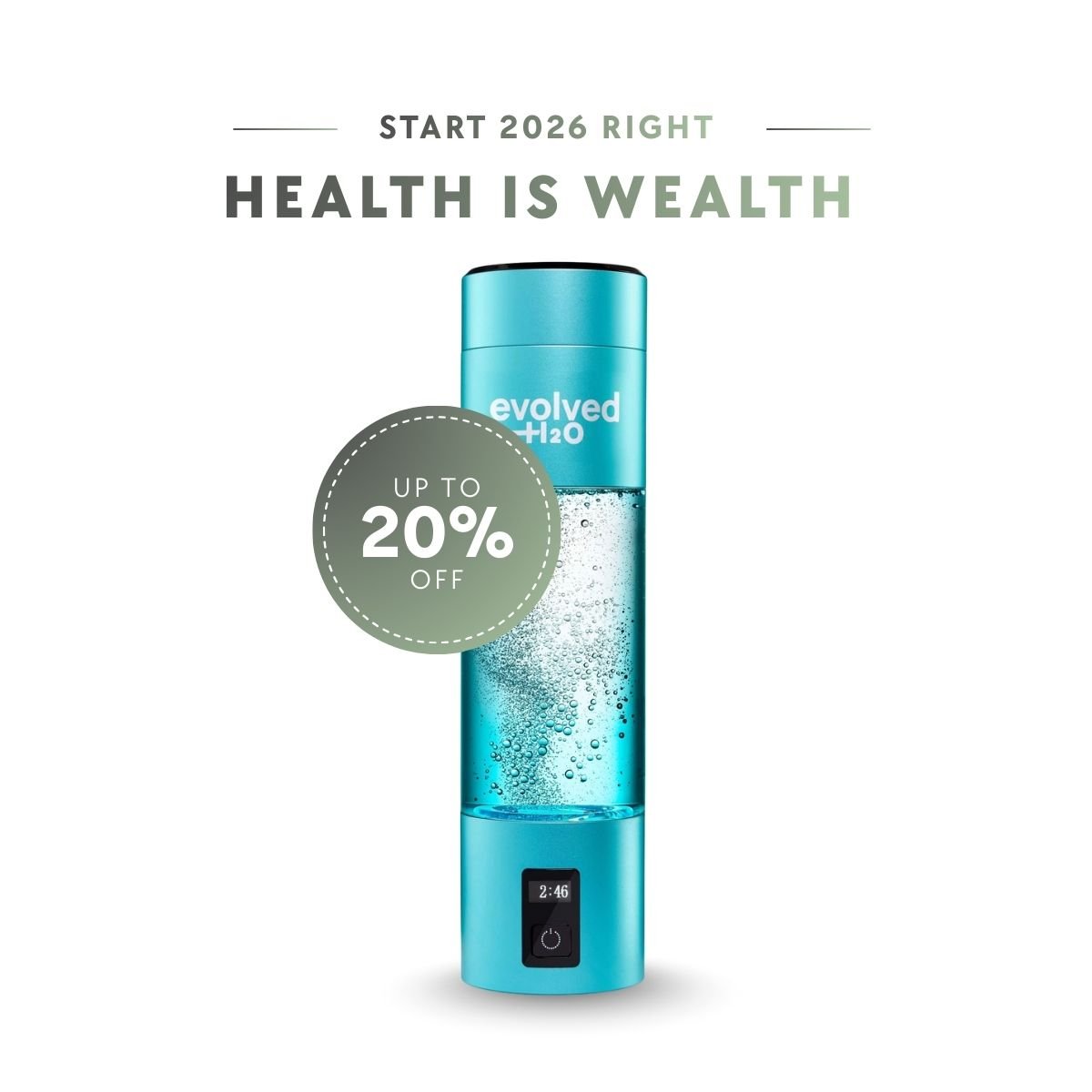 Evolved H2O™ Advanced Hydrogen: Pro Bottle