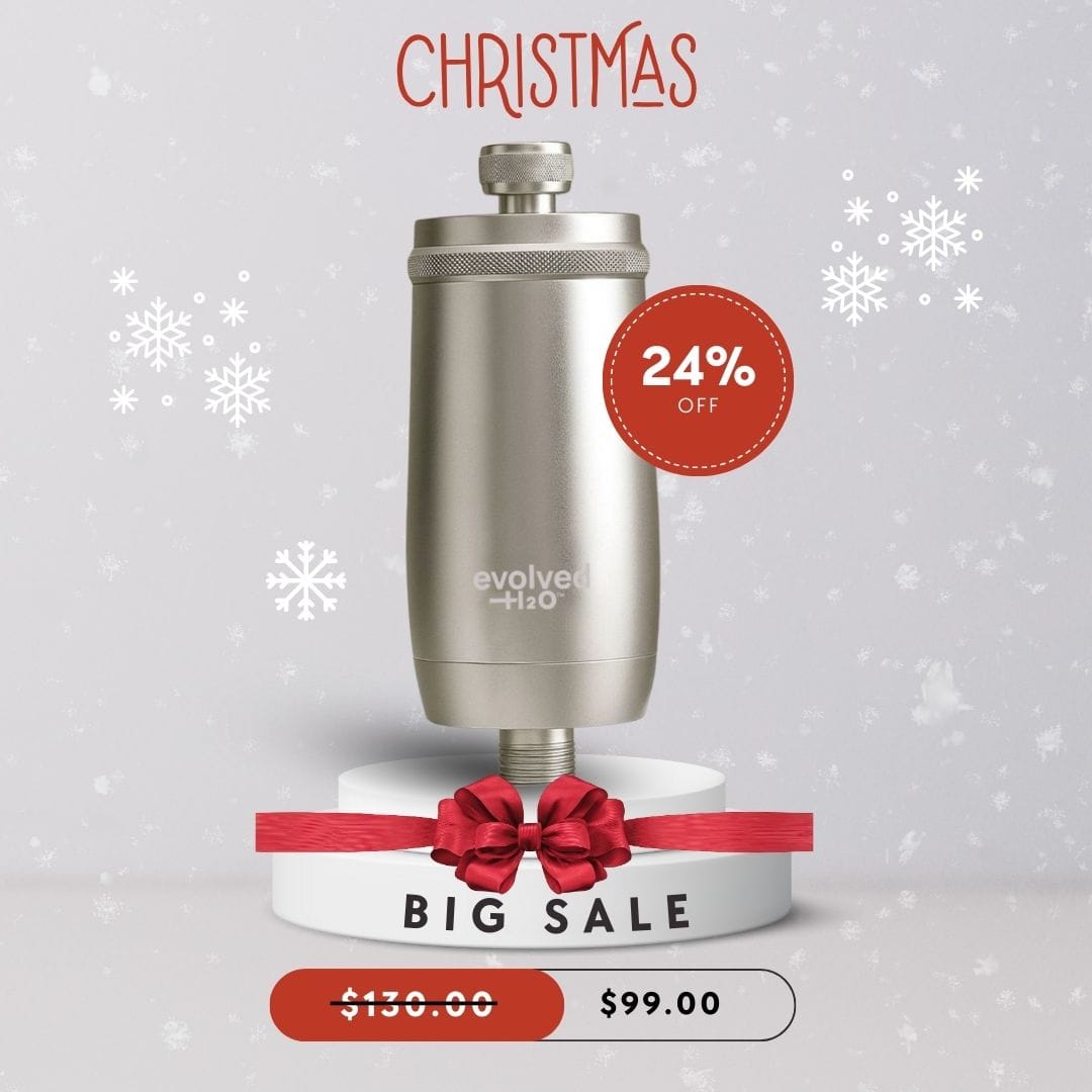 Evolved H2O Shower filter Evolved H2O™ Advanced Shower filter