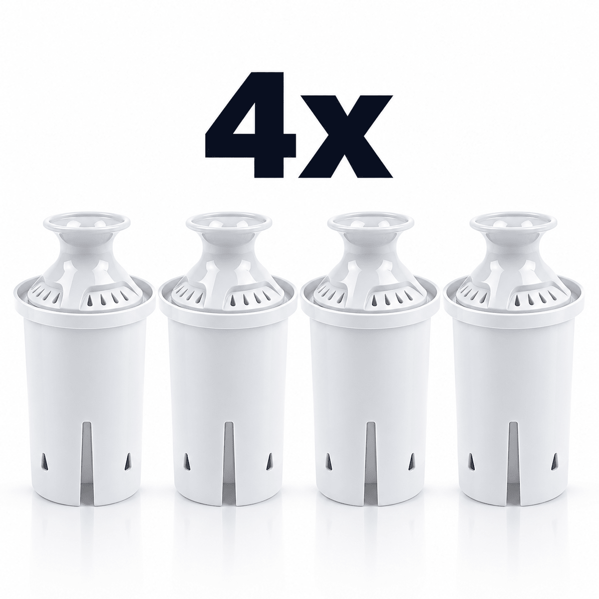 Evolved H2O™ Glass Water Filter Jug Refill 4x