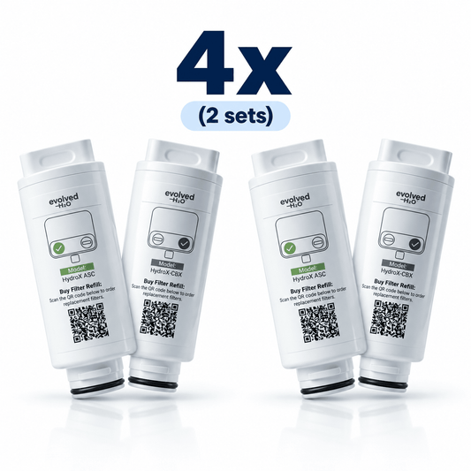 HydroX Electric Water Filter Refill 4x (2 sets)