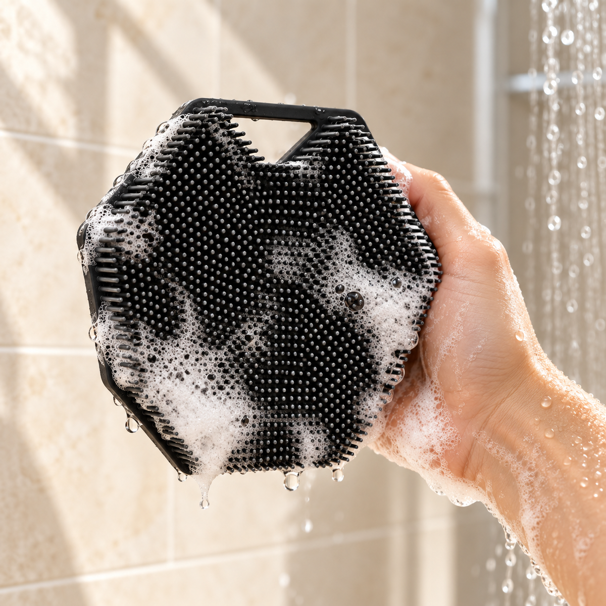 Evolved H2O™ Gentle Silicone Body Scrubber