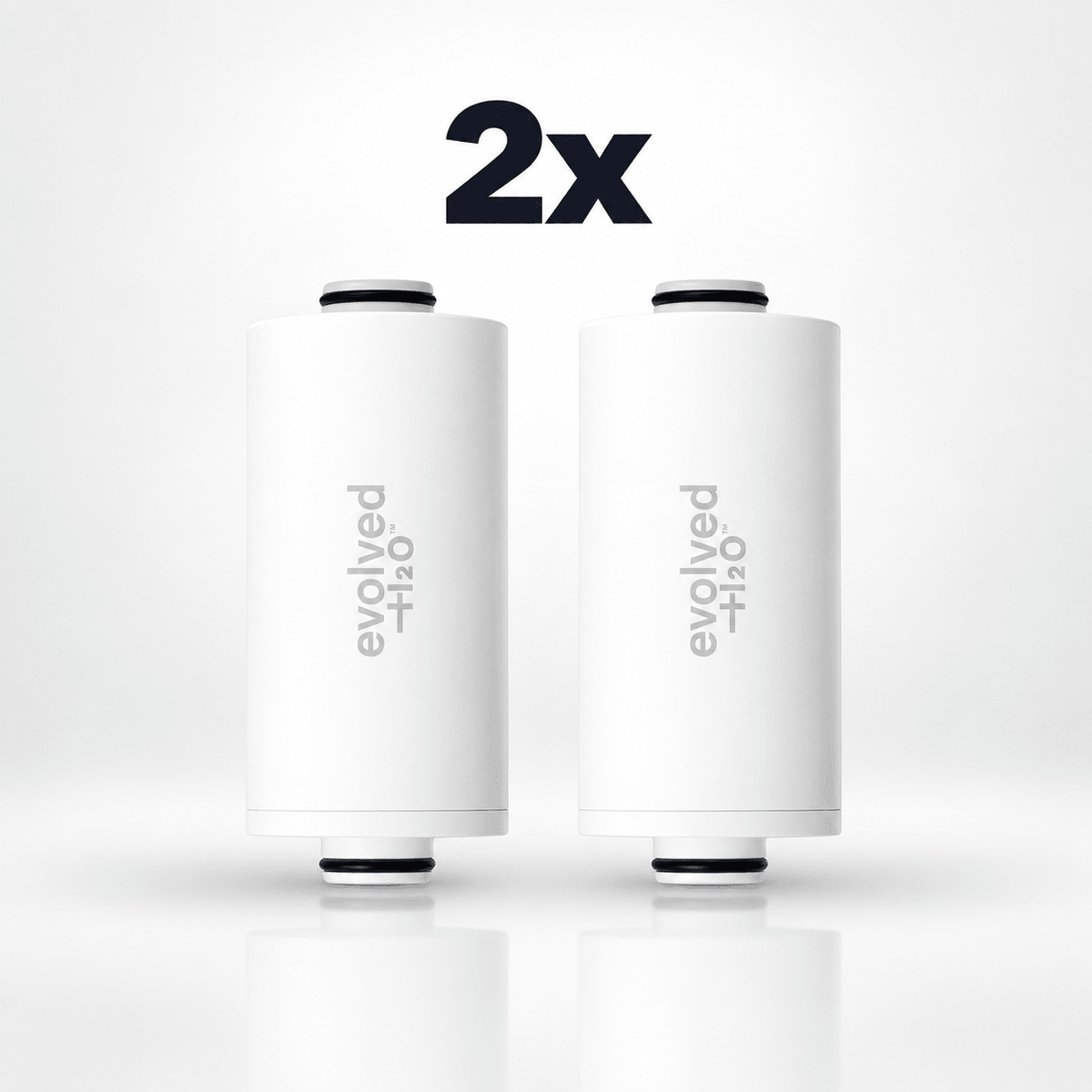 Evolved H2O™ Shower Filter Refill 2x