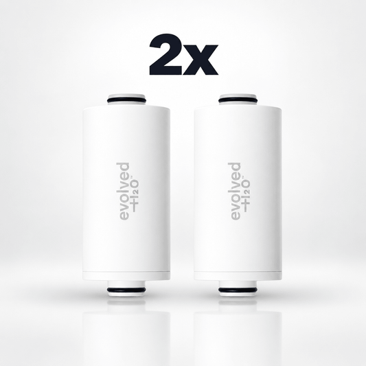 Evolved H2O™ Shower Filter Refill 2x