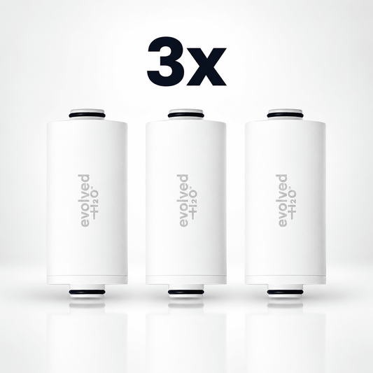 Evolved H2O™ Shower Filter Refill 3x