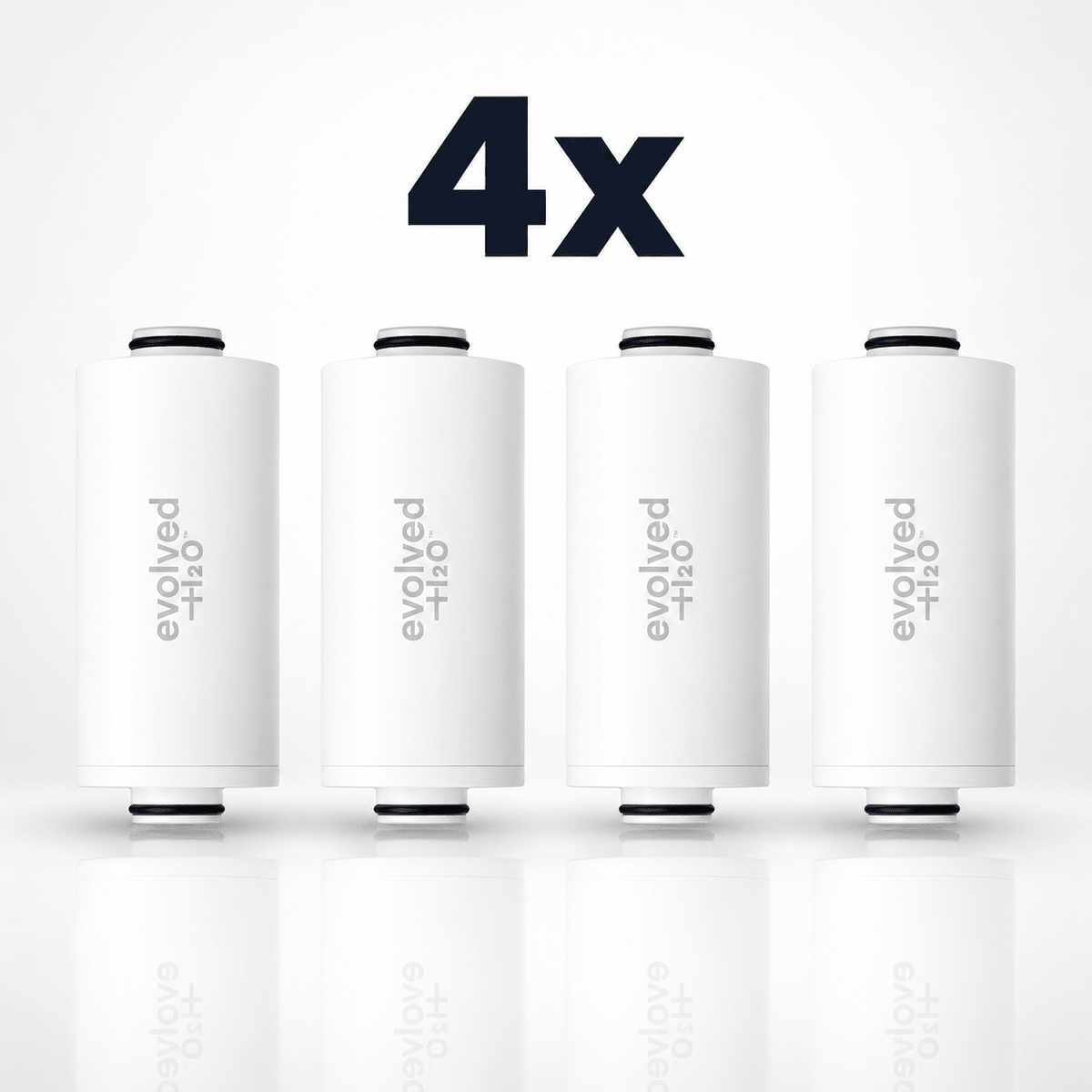 Evolved H2O™ Shower Filter Refill 4x