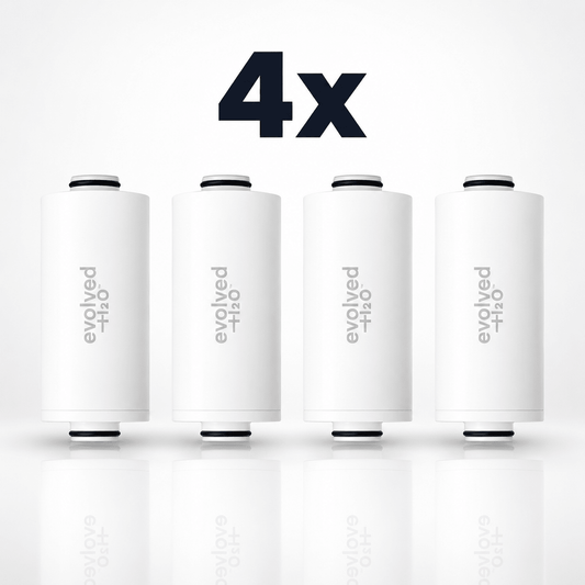 Evolved H2O™ Shower Filter Refill 4x