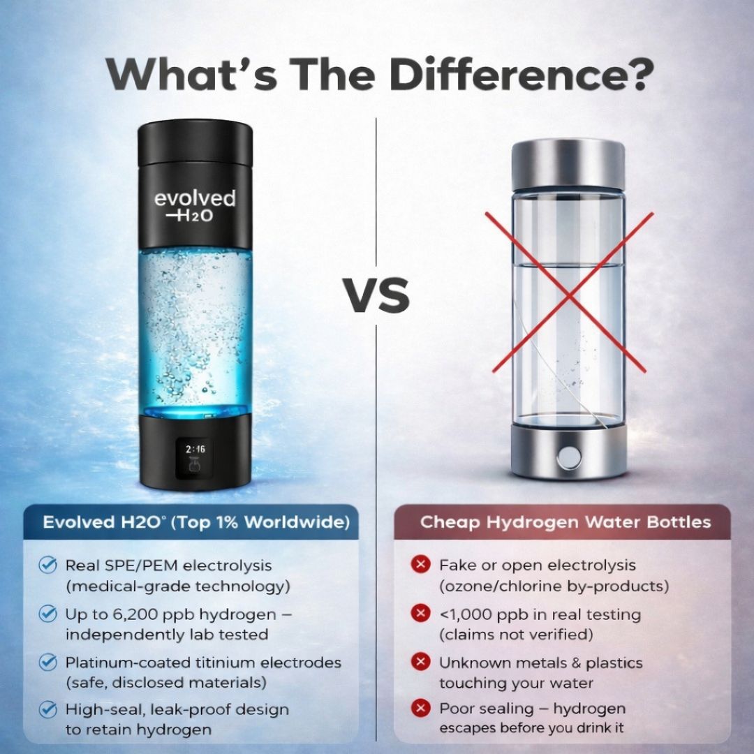 Evolved H2O™ Hydrogen: Pro Bottle