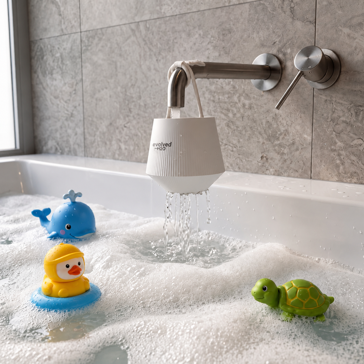 Evolved H2O™ Easy-Clean Baby Bath Toy