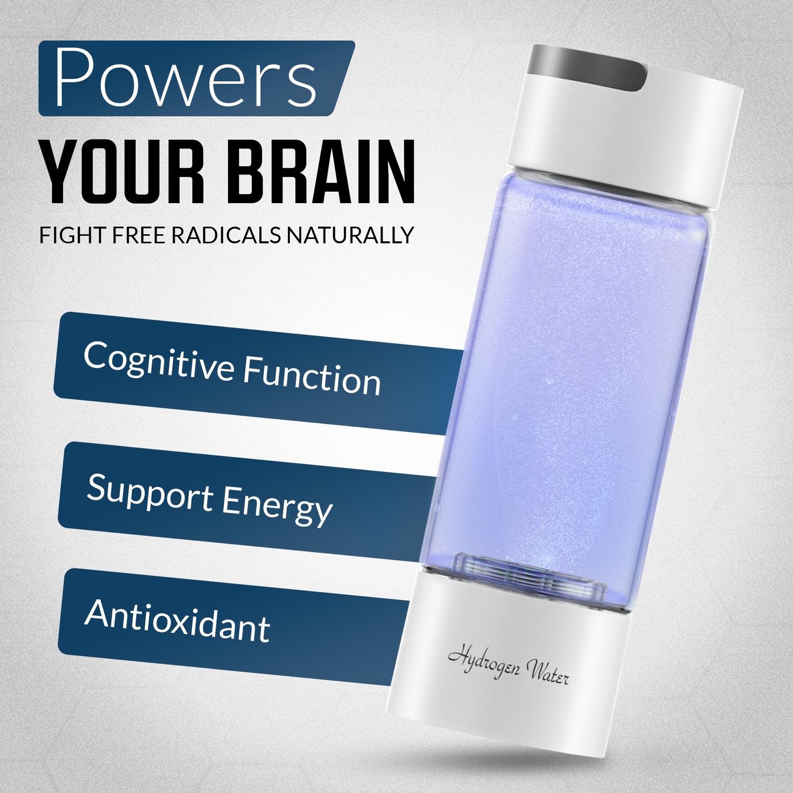 Evolved H2O® Advanced Hydrogen: Glass Bottle