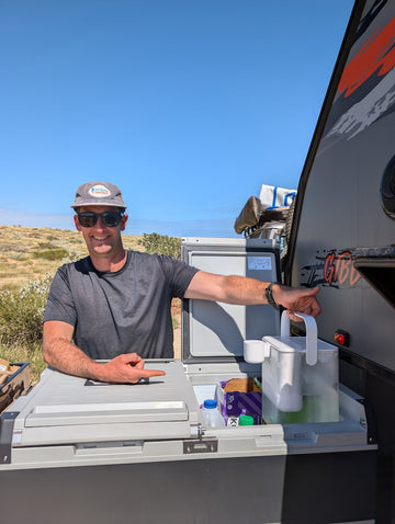 Customer photo of HydroX in a caravan