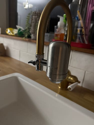 Customer photo of the Evolved H2O tap filter fitted by Brendon S.