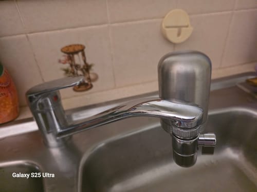 Customer photo of the stainless steel tap filter