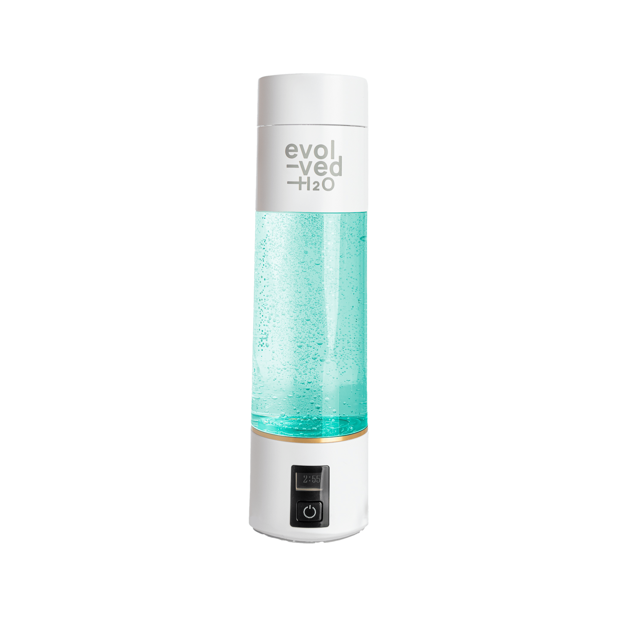 white hydrogen water bottle